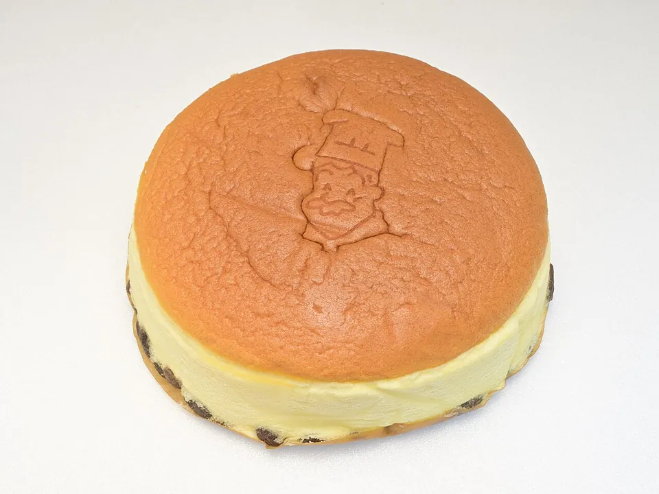 スフレチーズケーキの実写写真